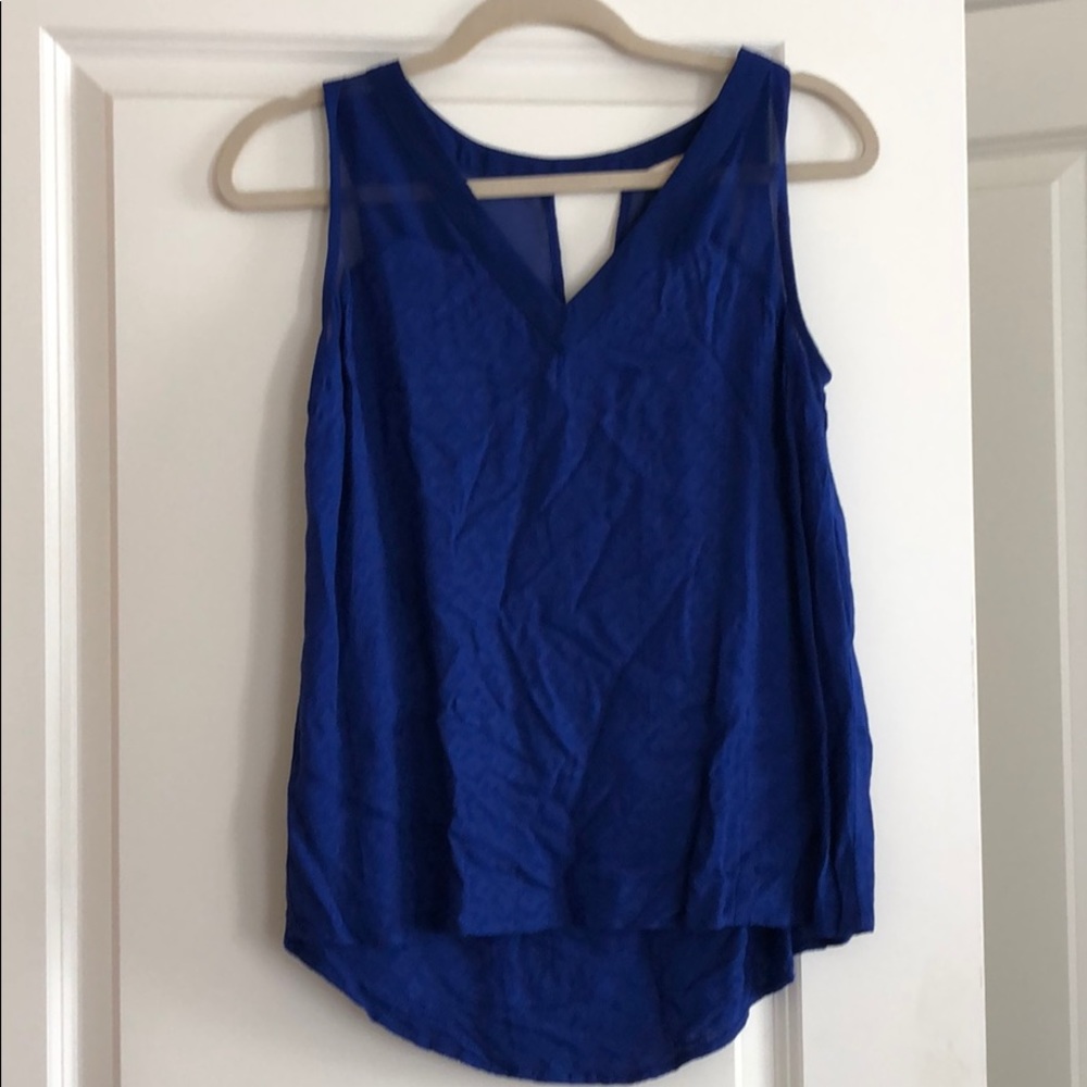Blue tank